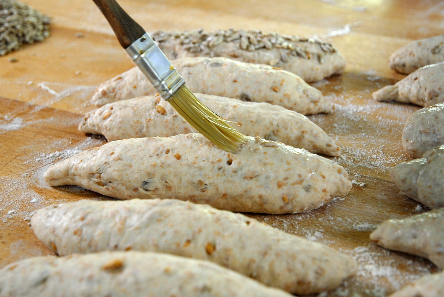 Das gesunde Rezept für Dinkel-Vollkorn-Weckerl mit Germteig